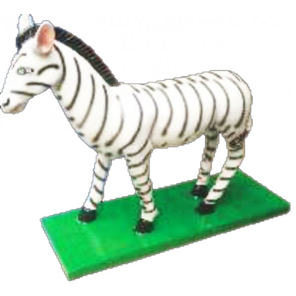 Fibre Zebra Animal Figure