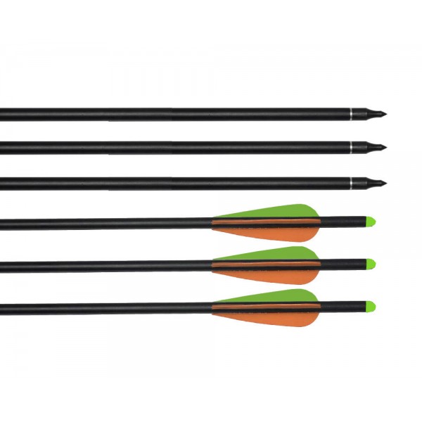 AdraXx 22inch Carbon Fibre Arrow With 300 Spine For Heavy Crossbows Set of 3 SKU 681002