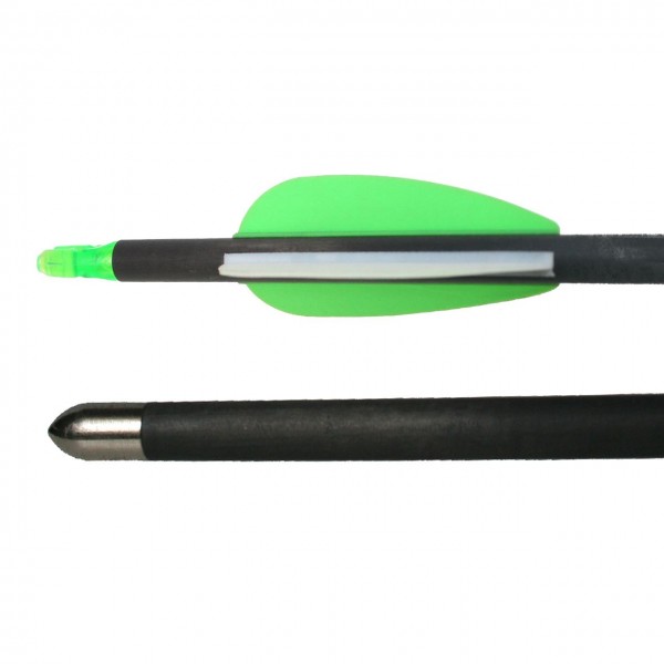 AdraXx 30inch Carbon Fibre Arrow With 400 Spine For 65-80 LBs Recurve Bow SKU 681004