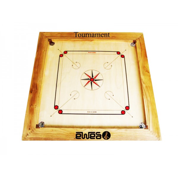 Carrom Board Tournament with Natural Border