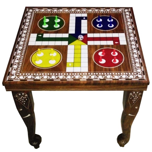 Wooden Ludo Table