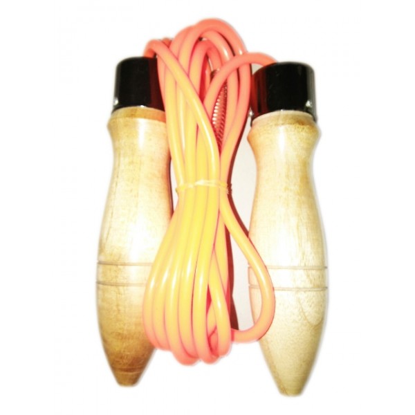 PVC Skipping rope with Wooden Handle