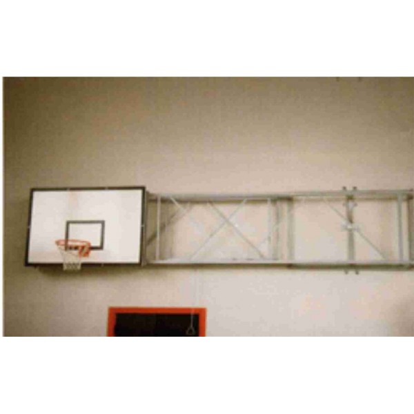 Wall Anchored Basketball System 90 Degree