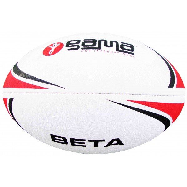 Rugby Ball Beta, Synthetic Pimpled Rubber Grade II, 4 Panel, 3ply