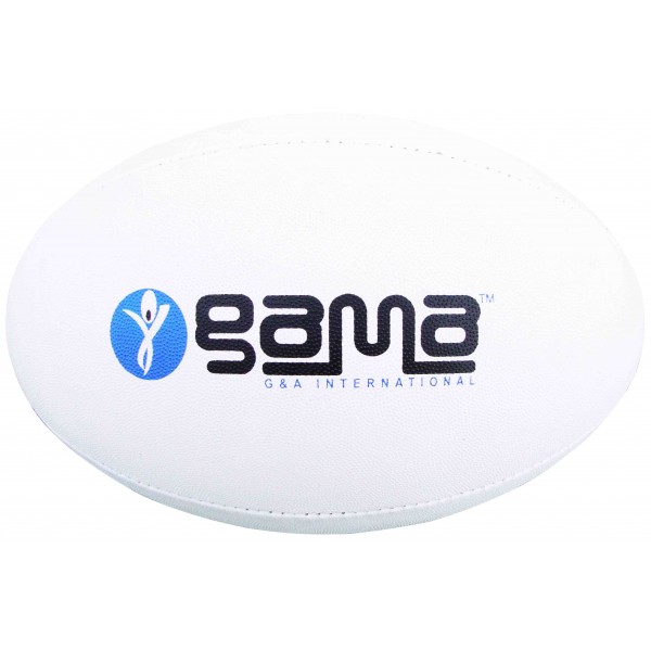 Rugby Ball Gamma, Synthetic Pimpled Rubber Grade III, 4 Panel, 3ply
