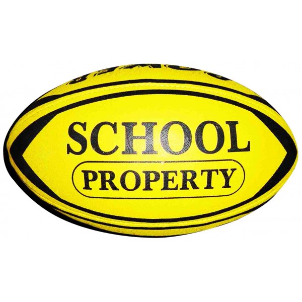 Rugby Ball School synthetic Pimpled Rubber Grade I...