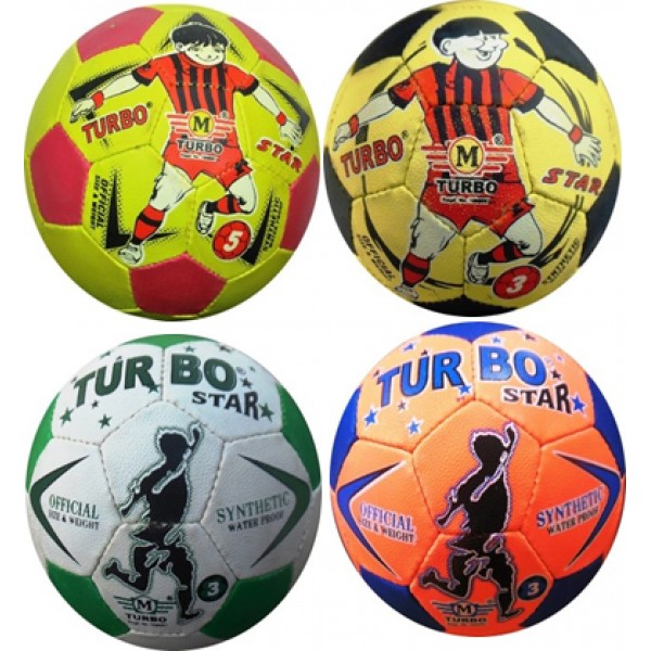 Star Synthetic Football (32 Pannel, 2 ply, Double Colour) with Box Pack