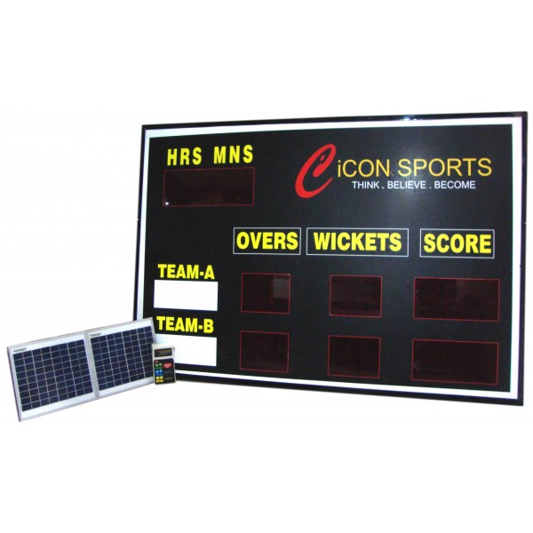 Solar Cricket/ Aussie Rules LED Scoreboard