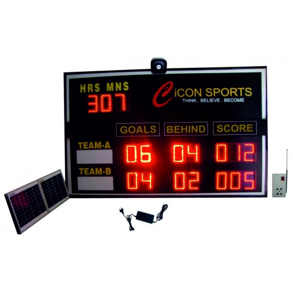 Solar Cricket/ Aussie Rules LED Scoreboard
