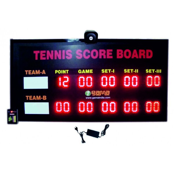 Tennis Scoreboard Set of 3 with Point & Game