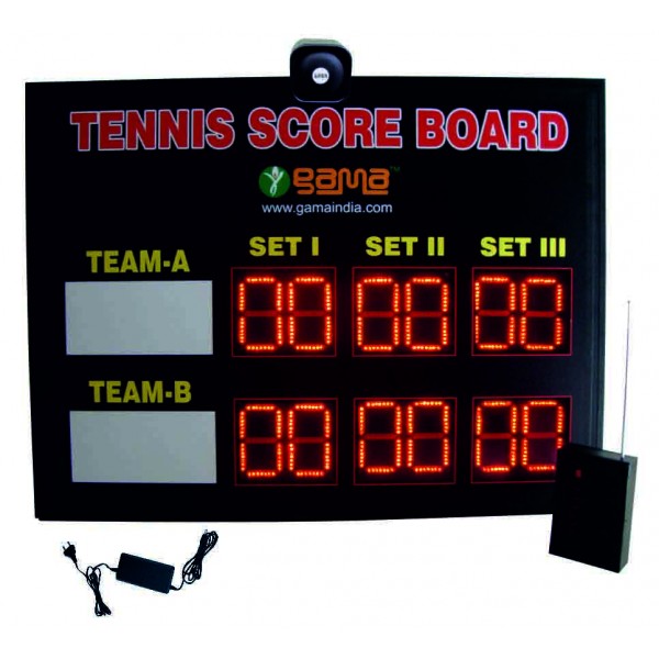Tennis Scoreboard Set of 3