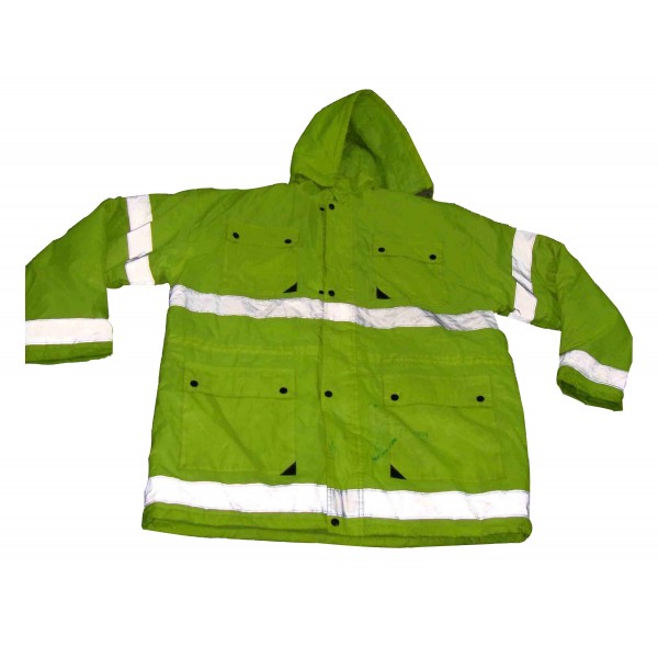 Reflective Safety Jacket with Hood
