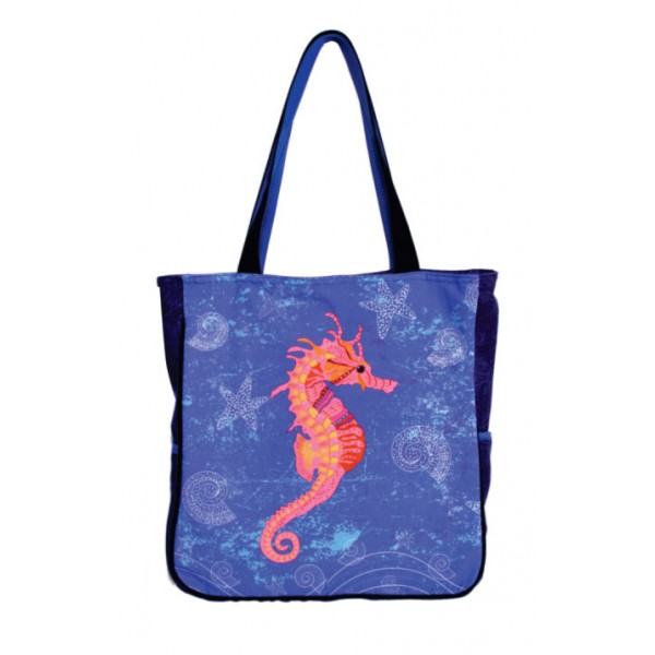 Sea Horse Print Medium Sized Bag